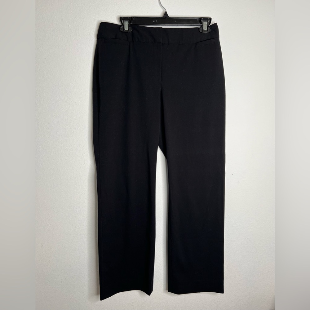Liz Claiborne Liz Sport Dress Pants Womens Size 10 Black Stretch Career